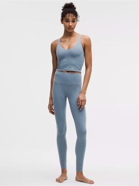 NWT lululemon athletica Women’s Align HR Pant 28” Leggings - Slate Blue